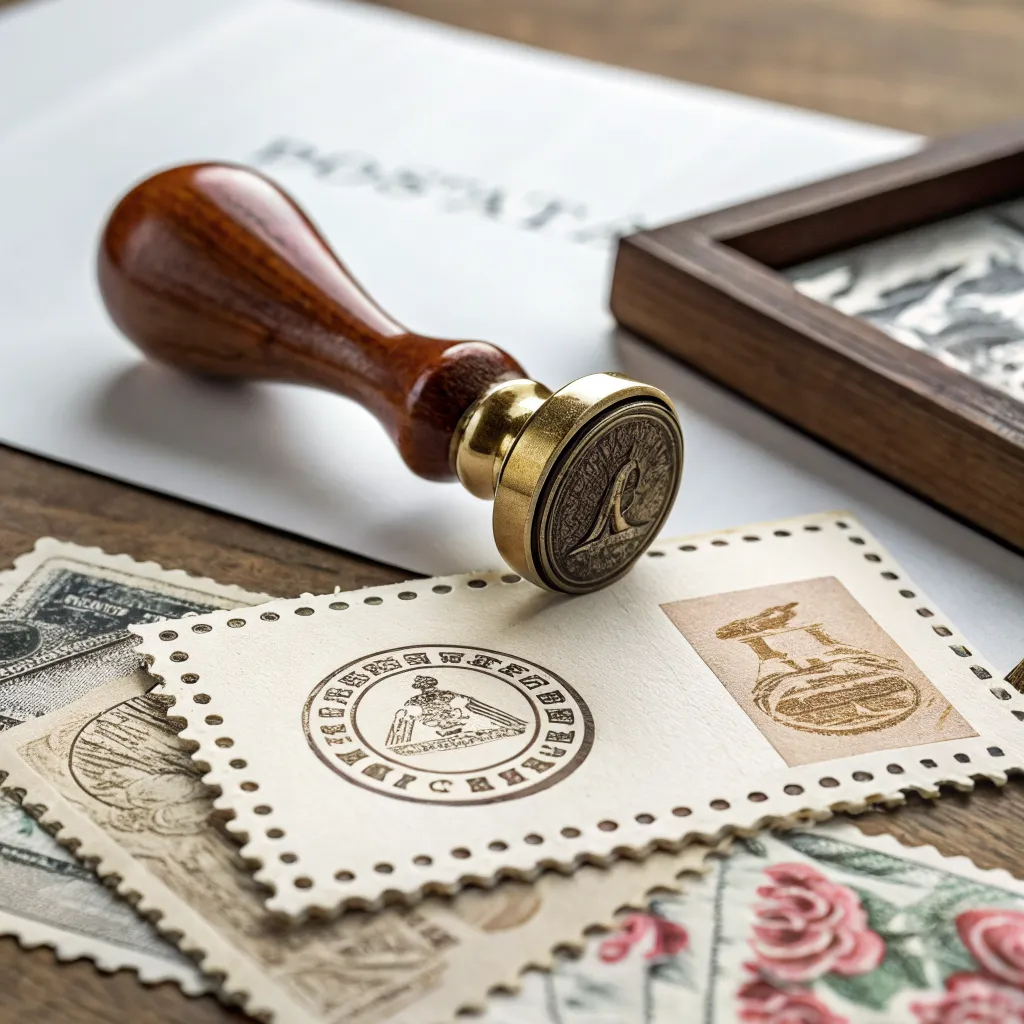 Sello postal decorativo